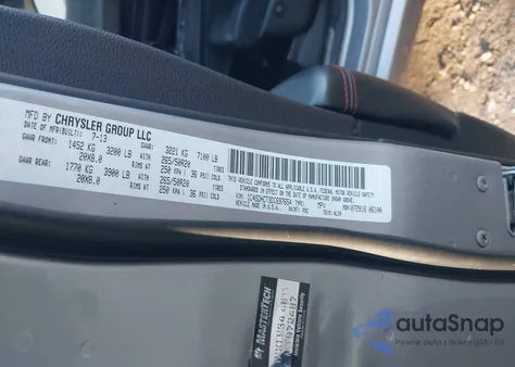 2013 Dodge Durango R/T from USA, damaged, VIN 1C4SDHCT3DC697654